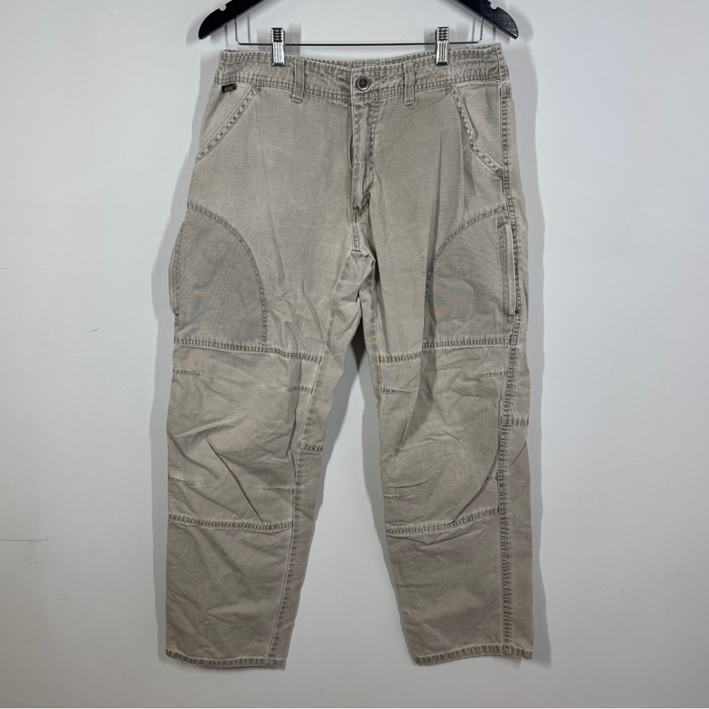 KUHL Khaki Utility Outdoor Pants Size 32x32 Hiking Travel Workwear - Picture 2 of 15